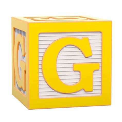 Buchstabe Letter G Wooden Block Letters Wooden Blocks Abc Alphabet