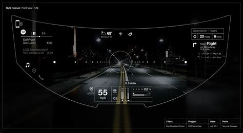 Helmet Ui Augmented Reality Interface On Behance Interface Design