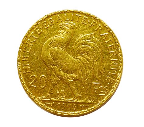 20 French Francs Marianne Rooster Gold Coin Best Value Gerrardsbullion