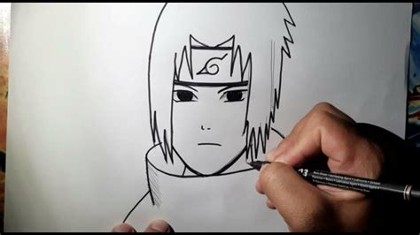 Cara Menggambar Sasuke Akademi Keren L How To Draw Sasuke Step By Step