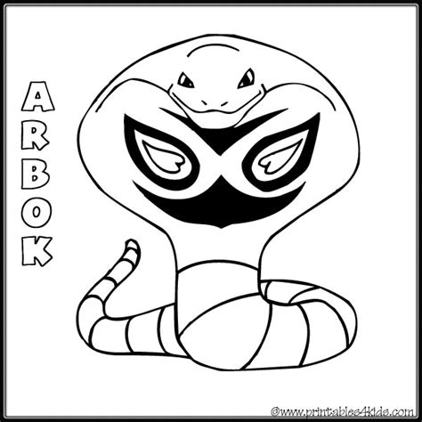 17 Arbok Pokemon Coloring Pages - Free Printable Coloring Pages