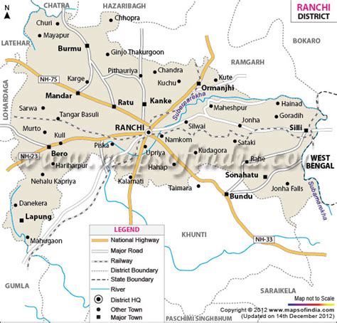 Ranchi District Map