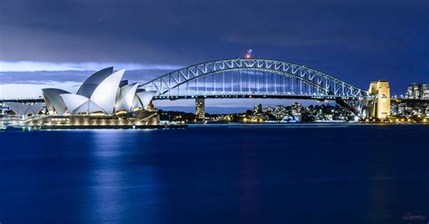 Sydey Opera House Near Harbour Bridge Landscape Photo Sydney Sydney