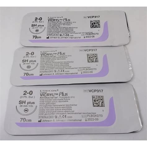 Ethicon Vicryl Violet Braided Suture 0 10 20 30 Round Or Cutting