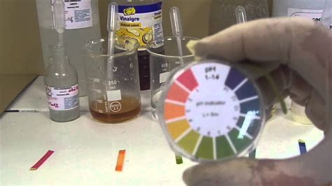 750 troisième chimie Solution acide ou basique Test au papier pH YouTube