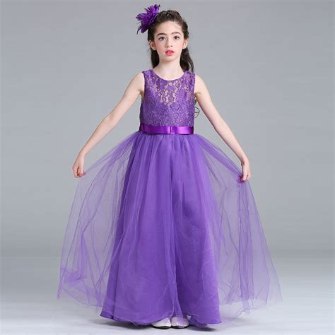 2020 Foreign Trade Childrens Dress Lace Princess Dress Skirt Long