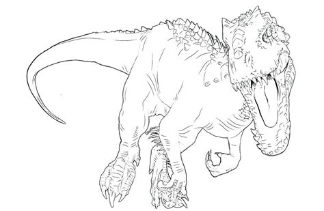 Indominus Rex Coloring Pages Dinosaur Coloring Pages Dinosaur Porn