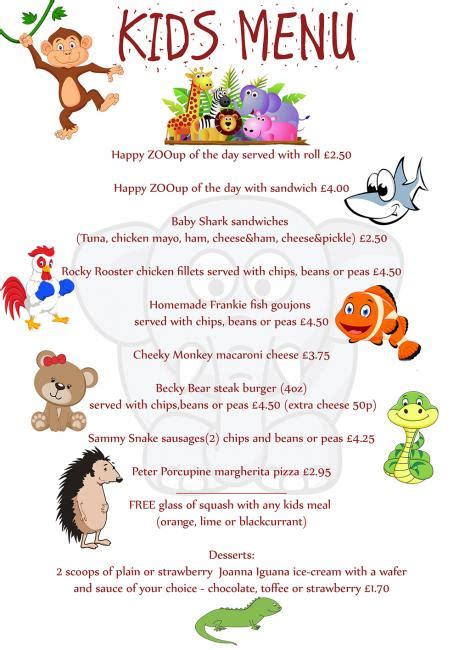 Craibstone Golf Club Have A Look Our Kids Menu