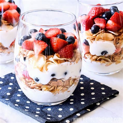 Yogurt Parfait Quick Easy Recipe Hello Little Home