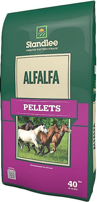 Standlee Premium Alfalfa Pellets Horse Forage 40 Lb Bag