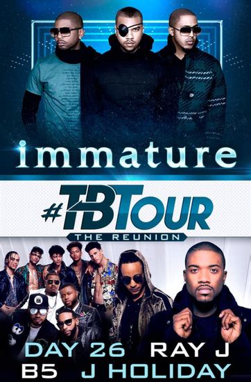 Immature To Reunite For Tb The Reunion Tour With B5 Day26 J