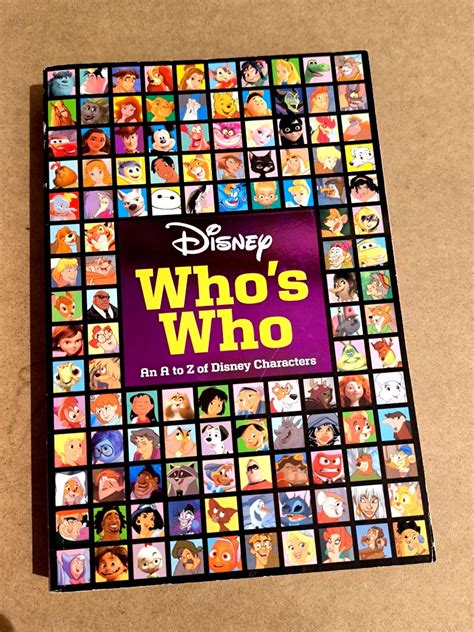 Disney Whos Who An A To Z Of Disney Characters Book Cartoon Hobbies And Toys Books And Magazines