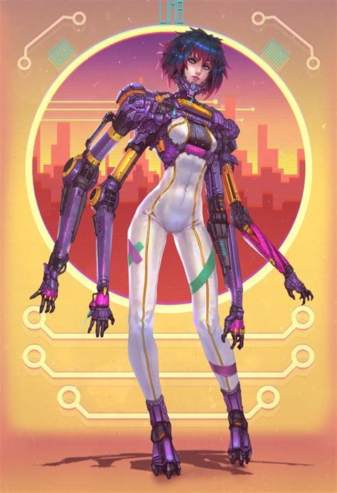 Girls 992 фотографии ВКонтакте Cyberpunk Anime Female Robot