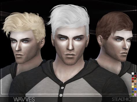 Enigma Hair For The Sims 4 By Anima Sims 4 Hair Male Sims 4 Sims 4
