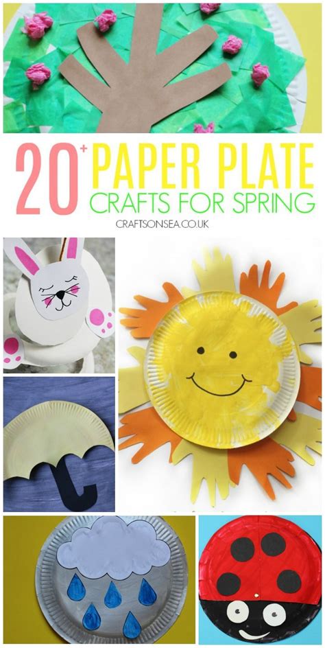 20 Easy Paper Plate Crafts For Spring In 2020 Paper Plate Crafts