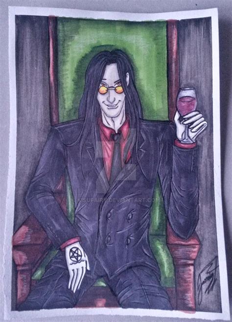 Sitting Alucard By Kisufairy On Deviantart