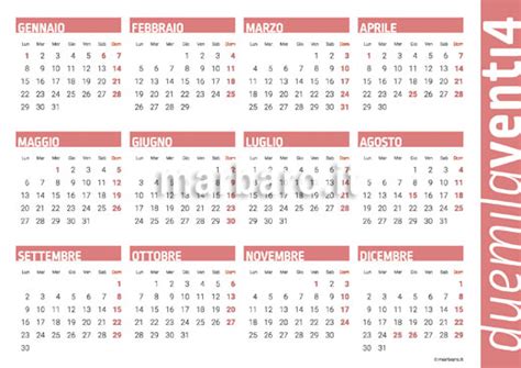 Calendario 2024 Con Le Festività Italiane Stampabile