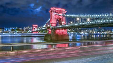 Budapest Chain Bridge Hungary Hd Travel Wallpapers Hd Wallpapers Id