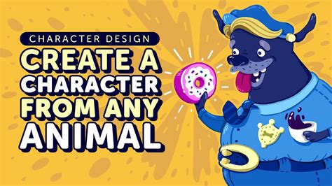 Character Design Create A Character From Any Animal Youtube