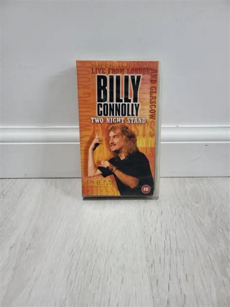 Billy Connolly Two Night Stand Live Vhs 1997 Stand Up Comedy Tour Video