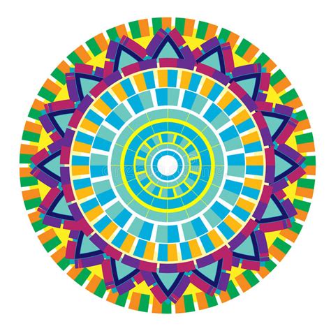 Colorful Abstract Circle Design Stock Illustration Illustration Of