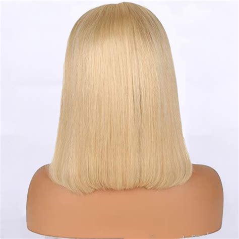 613 Blonde Brazilian Hair Straight Lace Front Bob Wigs Lfnbsb