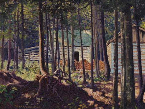 La Maison Dans Bois Oil Painting Made By Frank Franz Hans Johnston