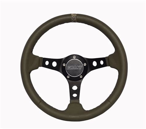 Grant 1205 Camo Steering Wheel Military Green Wcamo Center Marker