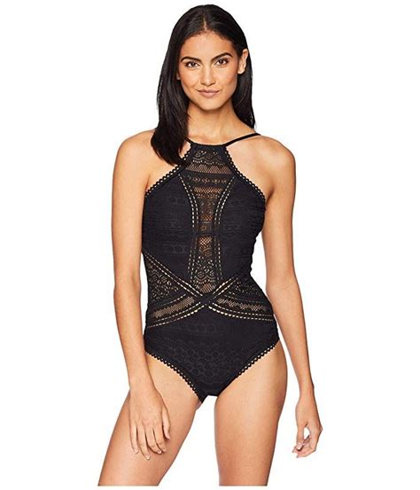 Becca By Rebecca Virtue Color Play High Neck One Piece At Zappos Com
