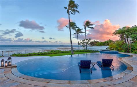 Wallpaper Pool Hawaii Sunset Beautiful Maui Images For Desktop