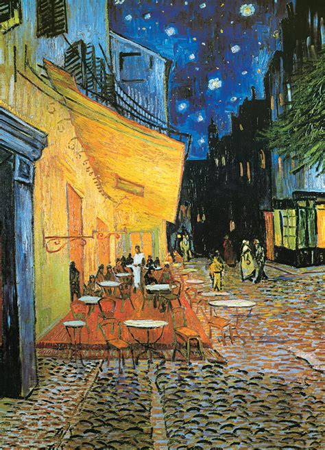 Café Terrace At Night By Vincent Van Gogh 1000 Piece Puzzle Etsy