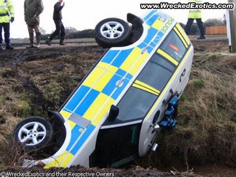 Wrecked Police Cars 49 Pics