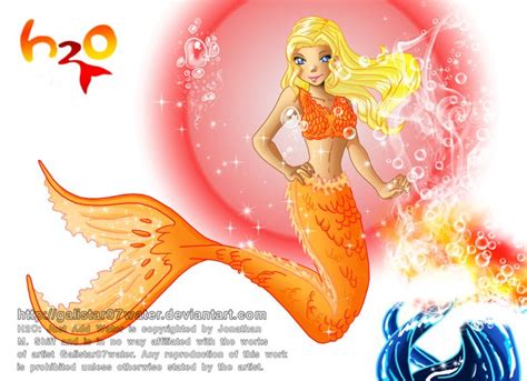 H2o Rikki By Galistar07water Mermaid Barbie Mermaid Drawings Mako