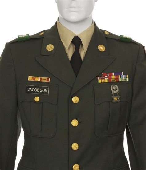 Army Male Army Green Service Uniform Agsu Long Sleeve Shirt