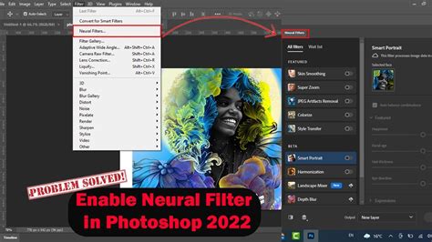 How To Enable Neural Filter In Photoshop 2022 Neural Filter Not
