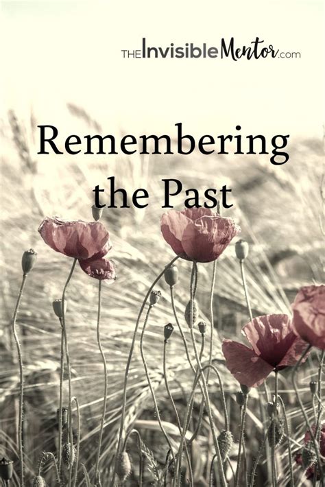 Remembering The Past