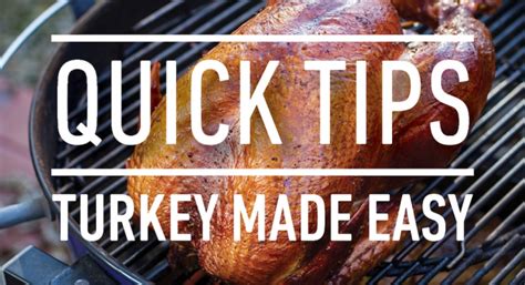 4 turkey tips you need to know