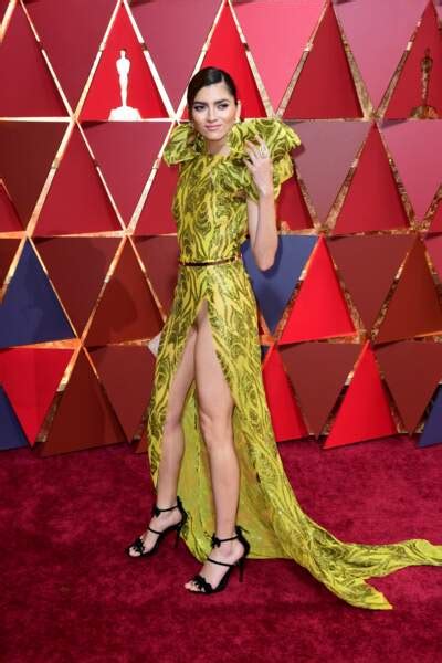 Oscars 2017 Blanca Blanco Dévoile Sa Culotte Sur Le Red Carpet Voici