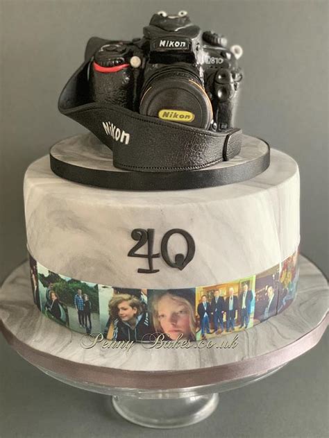 Nikon Camera Cake Decorated Cake By Popsue Cakesdecor