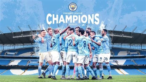 Premier League Manchester City Crowned Champions Of Pl