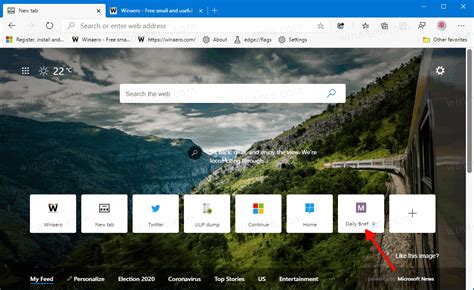 Microsoft Edge Receives Suggestions And Quick Links On New Tab Page