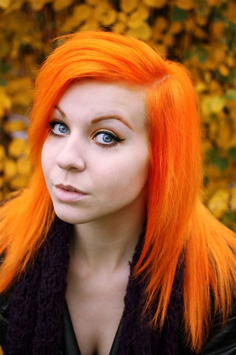 Bright Orange Hair Hair Pinterest