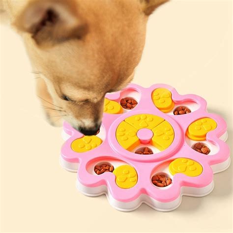 Puppy Pet Dog Food Puzzle Toys Treat Dispenser Interactive Slow Feeding