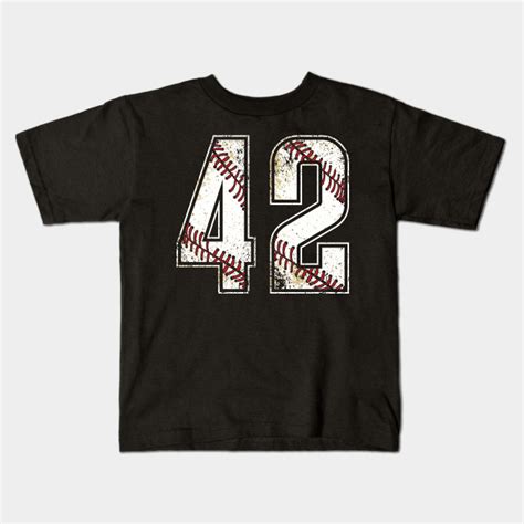 42 Baseball Jersey Number 42 Vintage Retro Birthday T Baseball