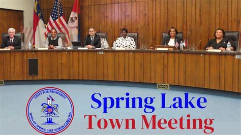 Spring Lake Board Of Aldermen Regular Meeting May 8 2023 Youtube