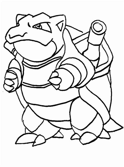 Free Blastoise Coloring Pages Collection Pokemon Coloring Pages