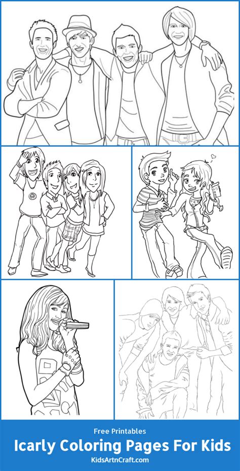 Icarly Printable Coloring Pages Az Sketch Coloring Page