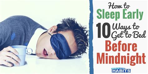 Sleep Before Midnight 10 Ways To Get To Sleep Early