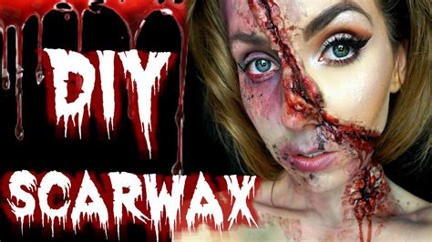 Get vaseline and mix flour unto it until it is a consistency that you can roll in your hands and it won't fall apart. DIY ♡ 2 Ingredient SFX SCAR WAX ♡ HOW TO make your own SFX scar wax for Halloween Makeup ♡ - YouTube