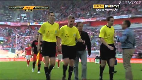Referee Knocked Out By Luisao Youtube